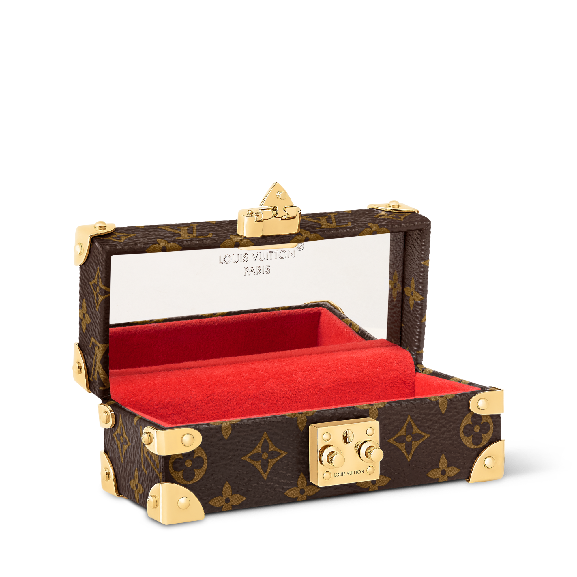 LOUIS VUITTON リップスティックケース Trunk Lipstick Case Monogram - Perfumes and Beauty - Beauty